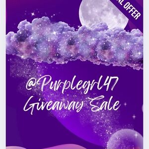 Purple Galaxy Themed Poster